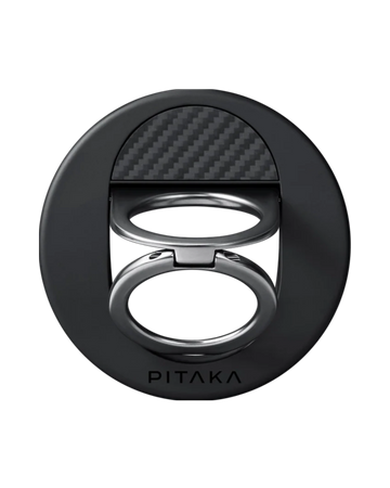 Pitaka MagEZ Grip - תופסן + סטנד טבעת Magsafe | Black/Grey