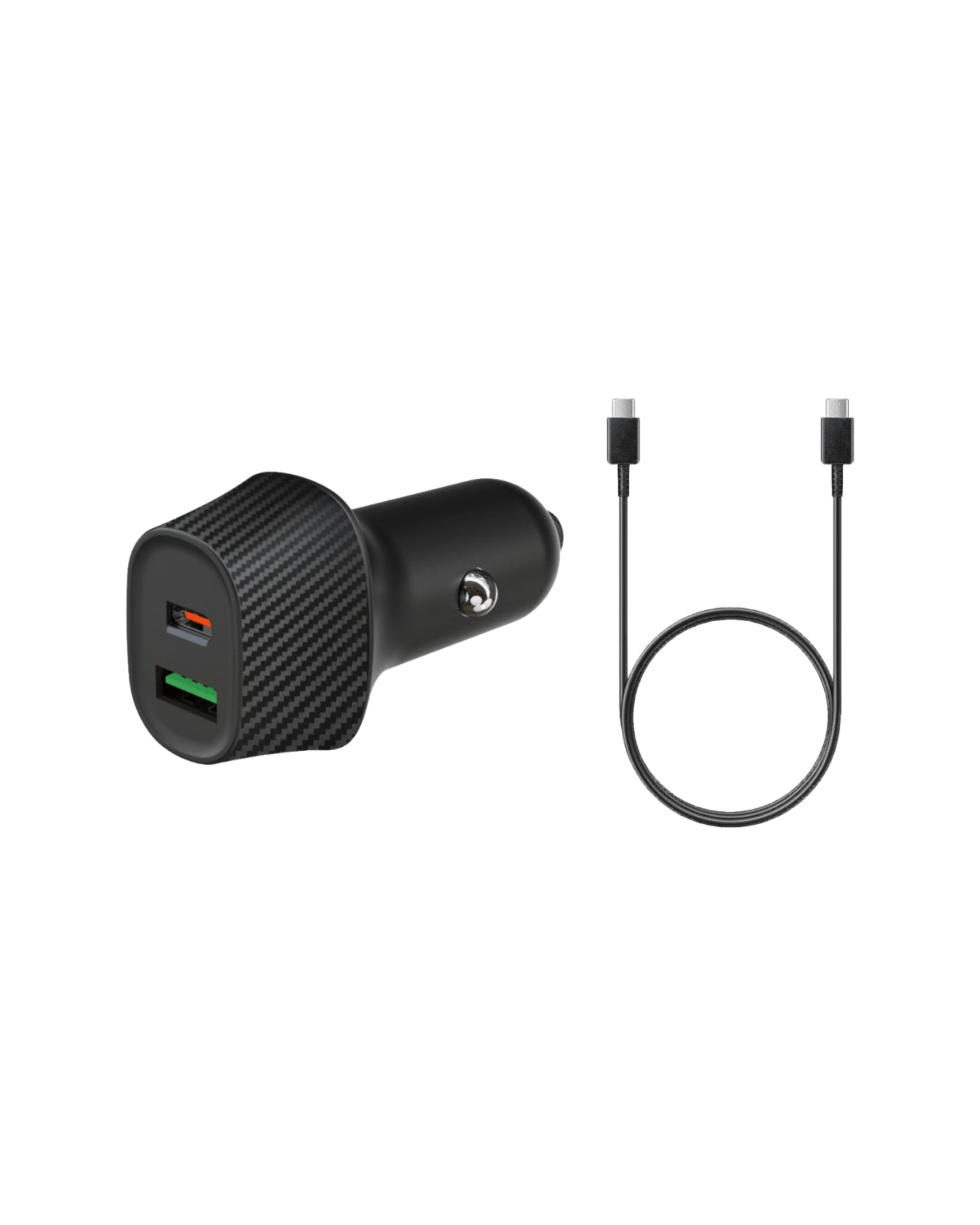 מטען רכב Mower 38W כולל כבל USB-C to Lightning