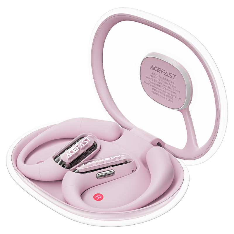 Acefast FA001 | אוזניות סטריאו קלות במיוחד עם קייס שקוף ותצוגה דיגיטלית