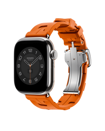Apple Watch Hermès - 42mm Orange Kilim Single Tour | רצועה לאפל ווטצ מקורית הרמס