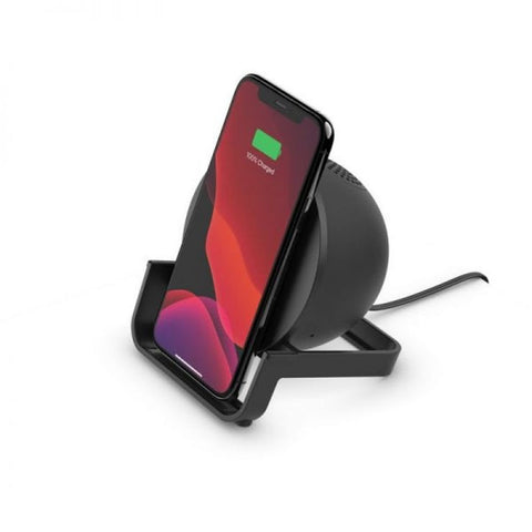 מעמד טעינה אלחוטית עם רמקול מובנה Belkin 10W Wireless Charger + BT Speaker