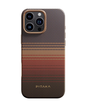 Iphone 16 Pro - Sunset Protective | מגן קרבון יוקרתי וחזק במיוחד | PITAKA - פיטאקה