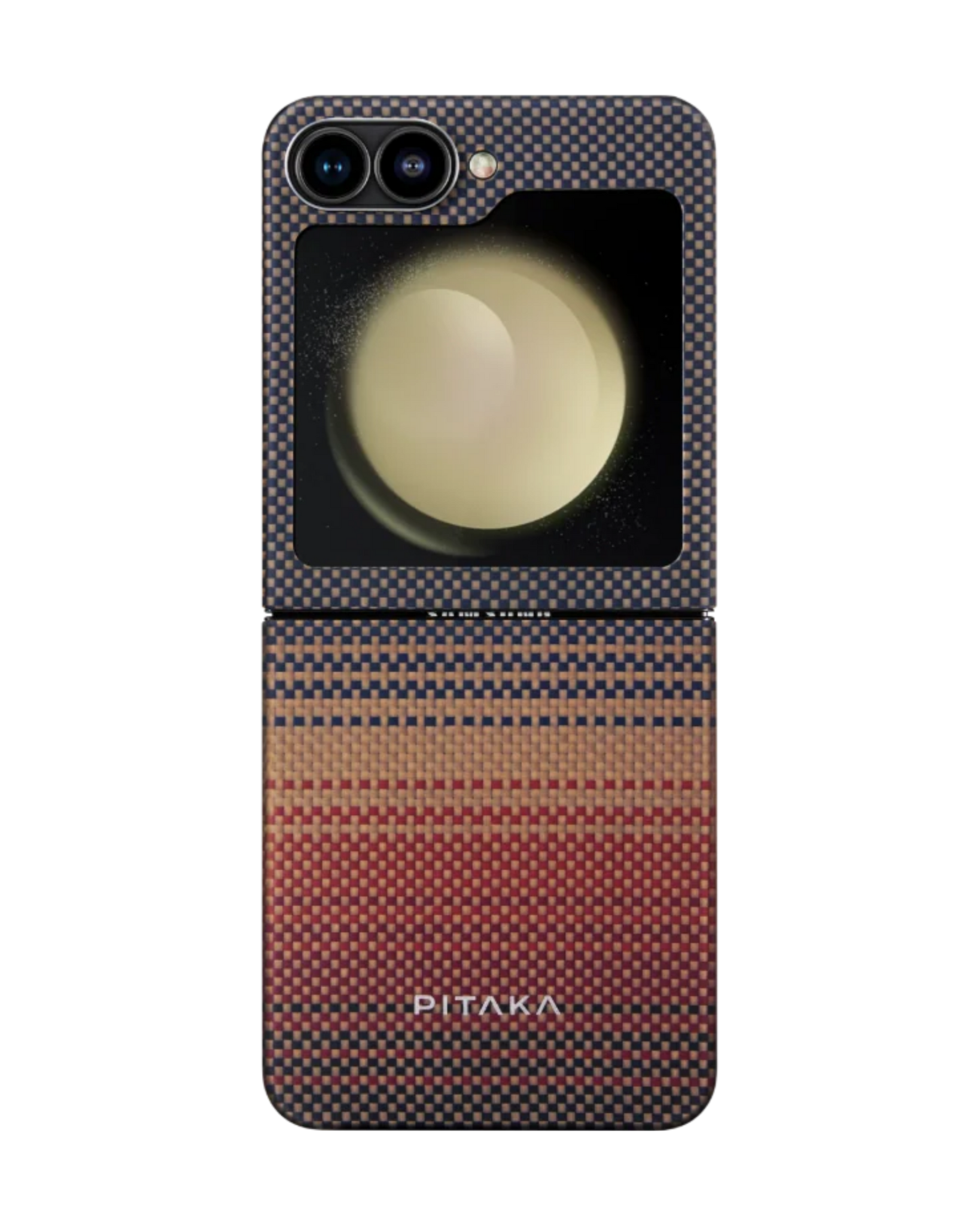 מגן הקרבון הדק והקל בעולם | PITAKA - פיטאקה - Samsung Z Flip 6 - Sunset