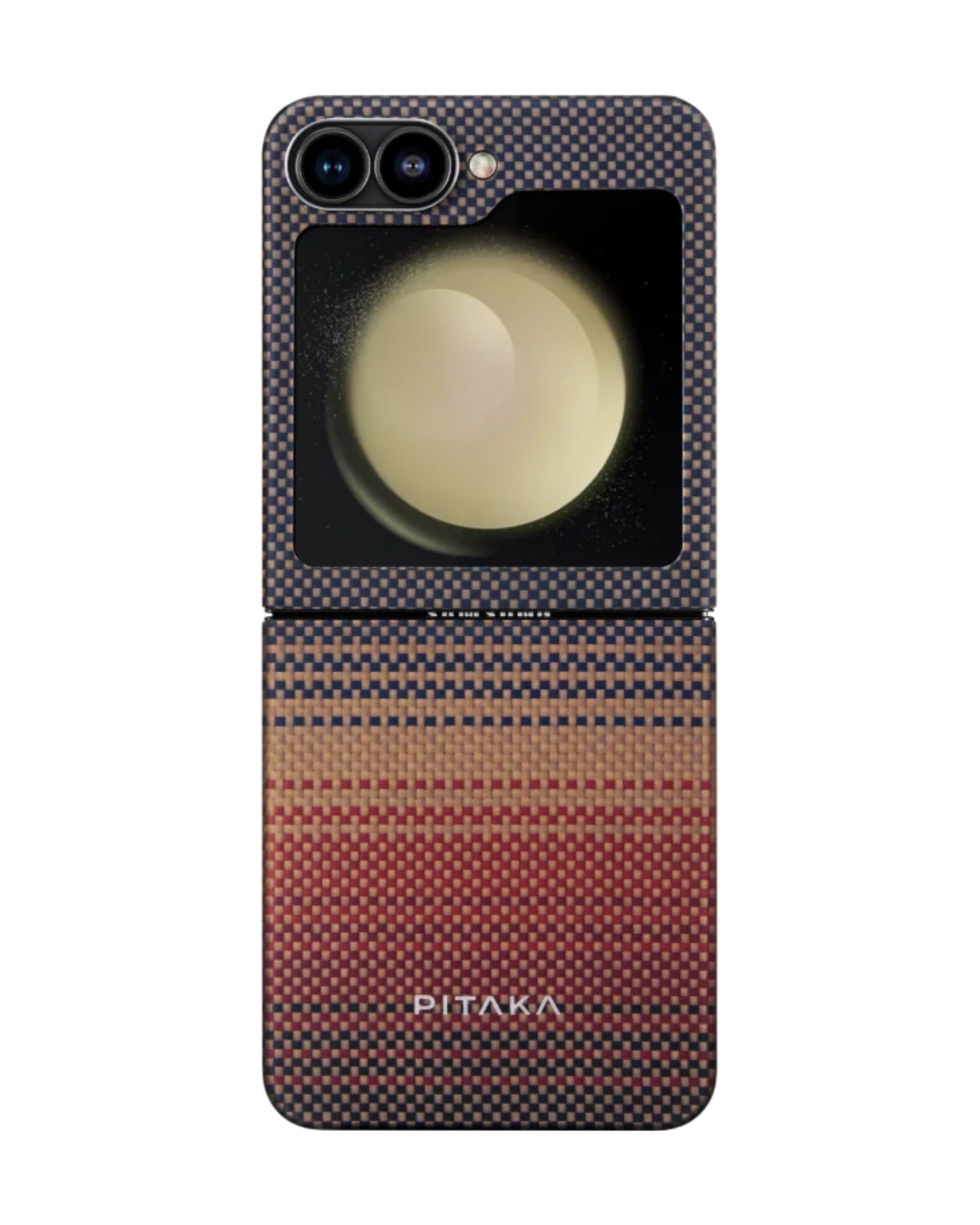 מגן הקרבון הדק והקל בעולם | PITAKA - פיטאקה - Samsung Z Flip 6 - Sunset