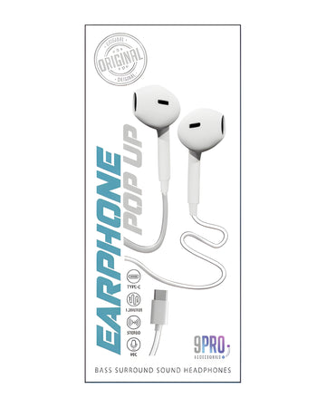 אוזניות חוטיות USB-C 9PRO K65