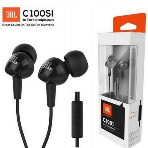 JBL C100SI - אוזניות חוט עם מיקרופון