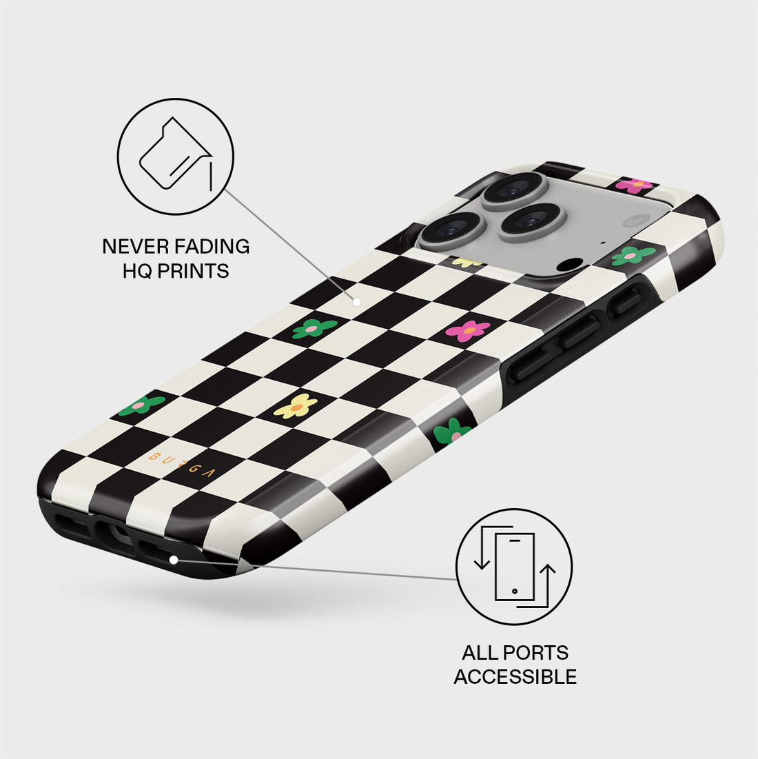 BURGA TOUGH | LUNCH BREAK - כיסוי אופנתי לאייפון 17 פרו