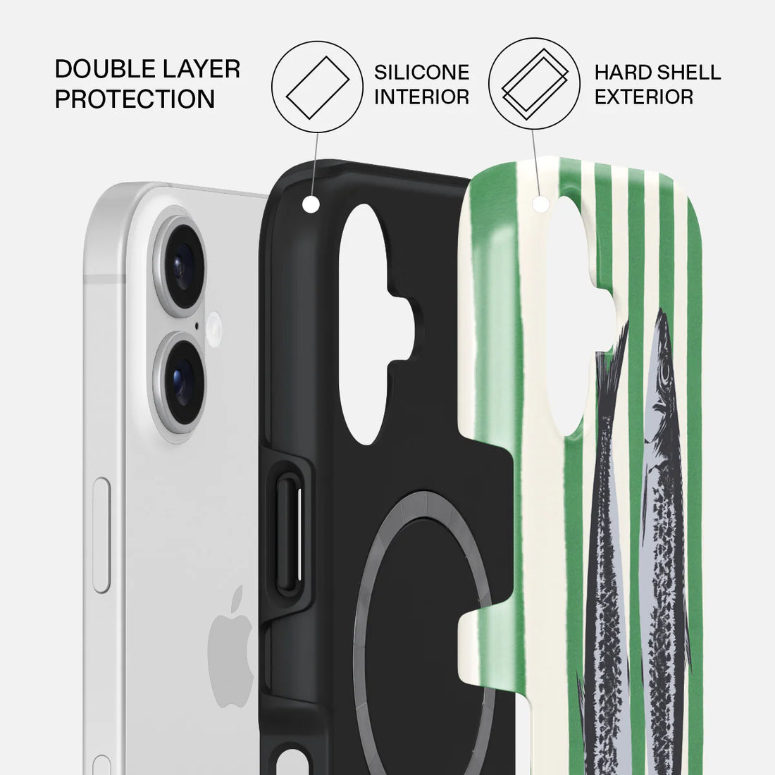 BURGA TOUGH | SARDINHAS - כיסוי אופנתי לאייפון 17