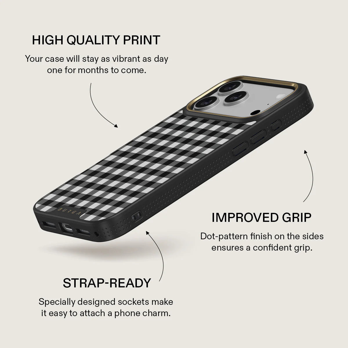 BURGA ELITE DARK | TEA TIME - כיסוי אופנתי לאייפון 17 פרו מקס