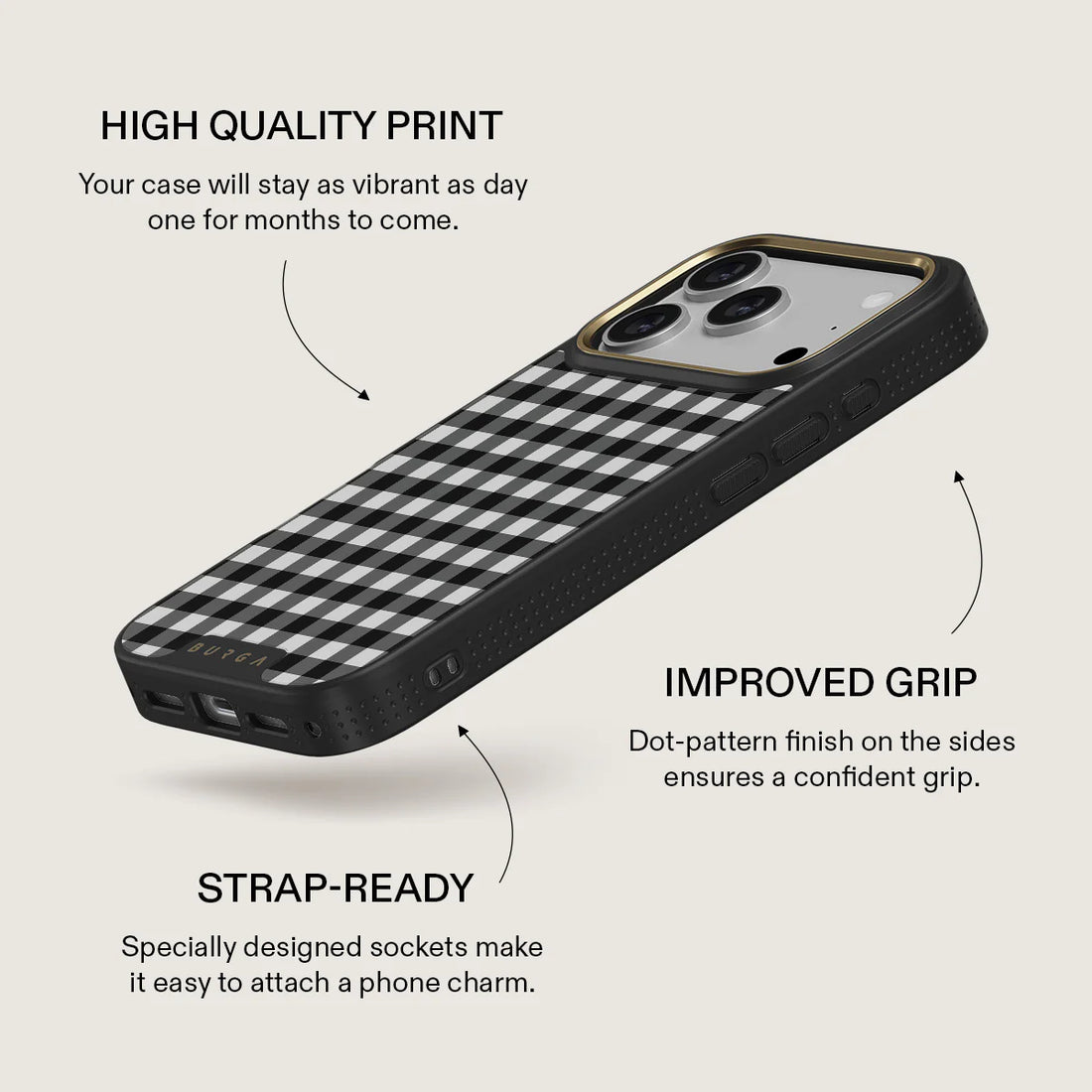 BURGA ELITE DARK | TEA TIME - כיסוי אופנתי לאייפון 17 פרו