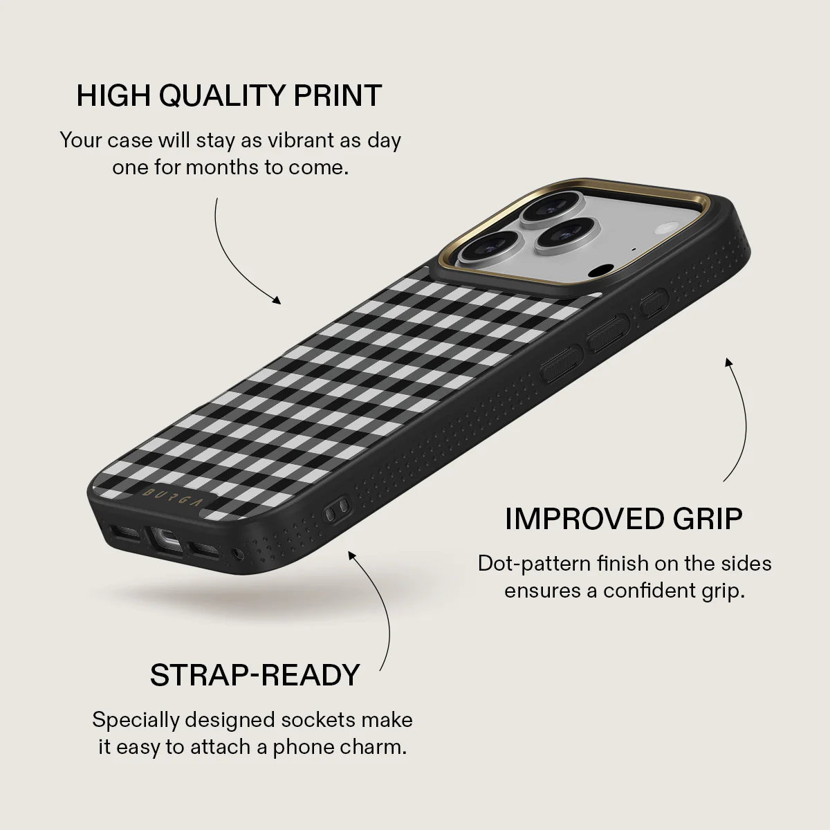 BURGA ELITE DARK | TEA TIME - כיסוי אופנתי לאייפון 17 פרו