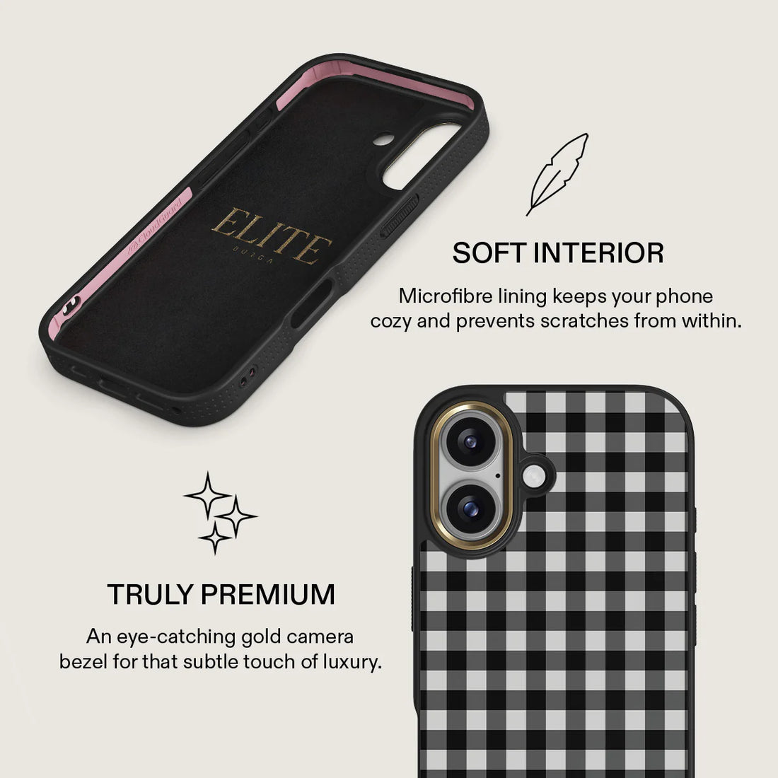 BURGA ELITE DARK | TEA TIME - כיסוי אופנתי לאייפון 17