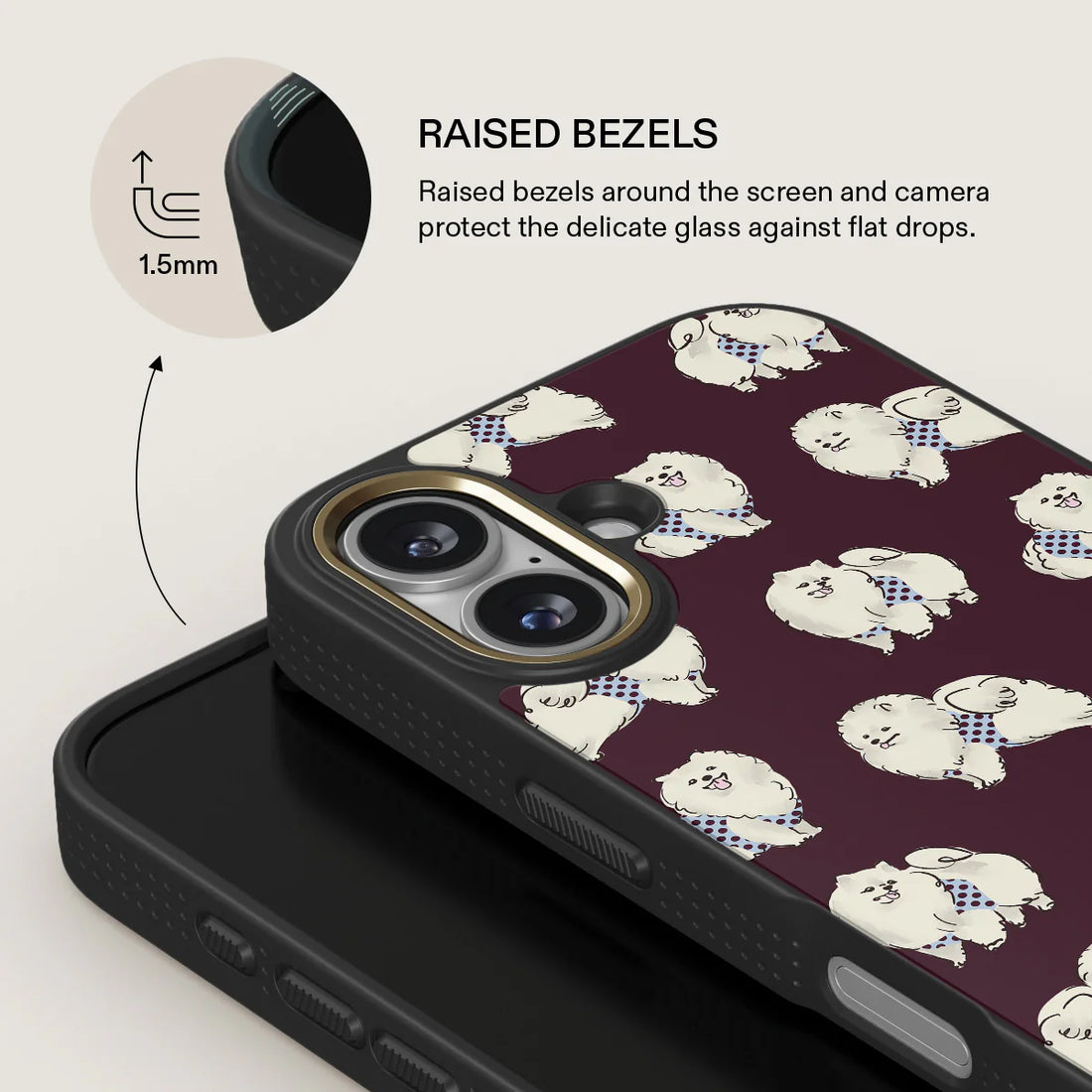 BURGA ELITE DARK | SNOOZE - כיסוי אופנתי לאייפון 17