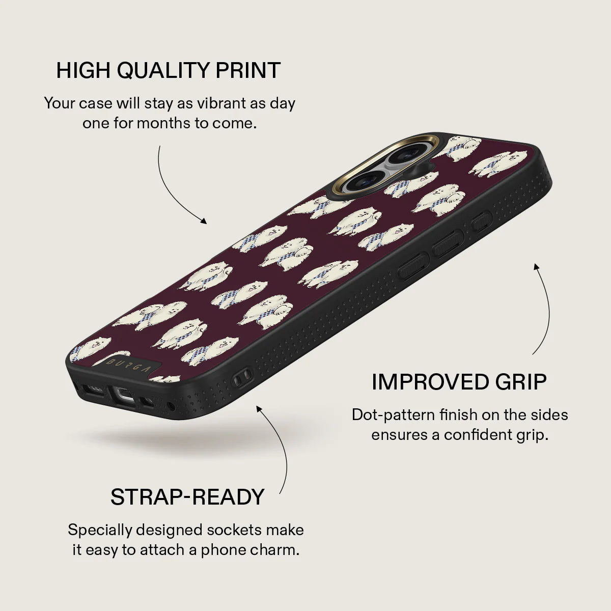 BURGA ELITE DARK | SNOOZE - כיסוי אופנתי לאייפון 17