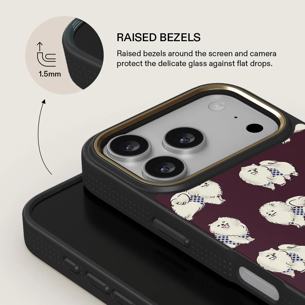 BURGA ELITE DARK | SNOOZE - כיסוי אופנתי לאייפון 17 פרו