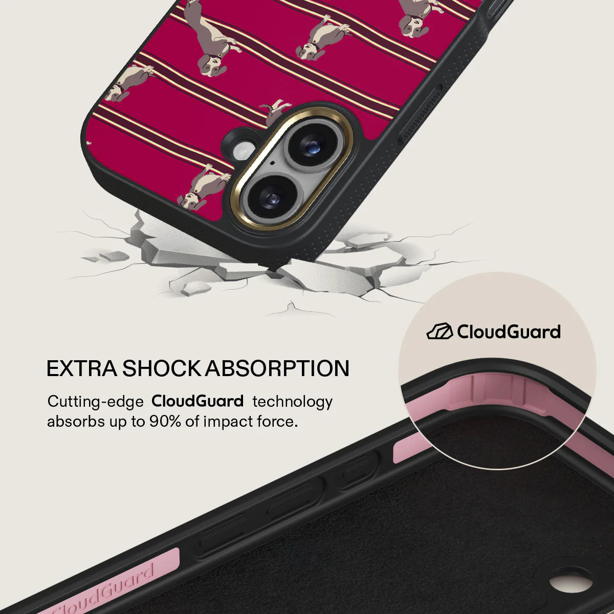 BURGA ELITE DARK | ON HOLD - כיסוי אופנתי לאייפון 17