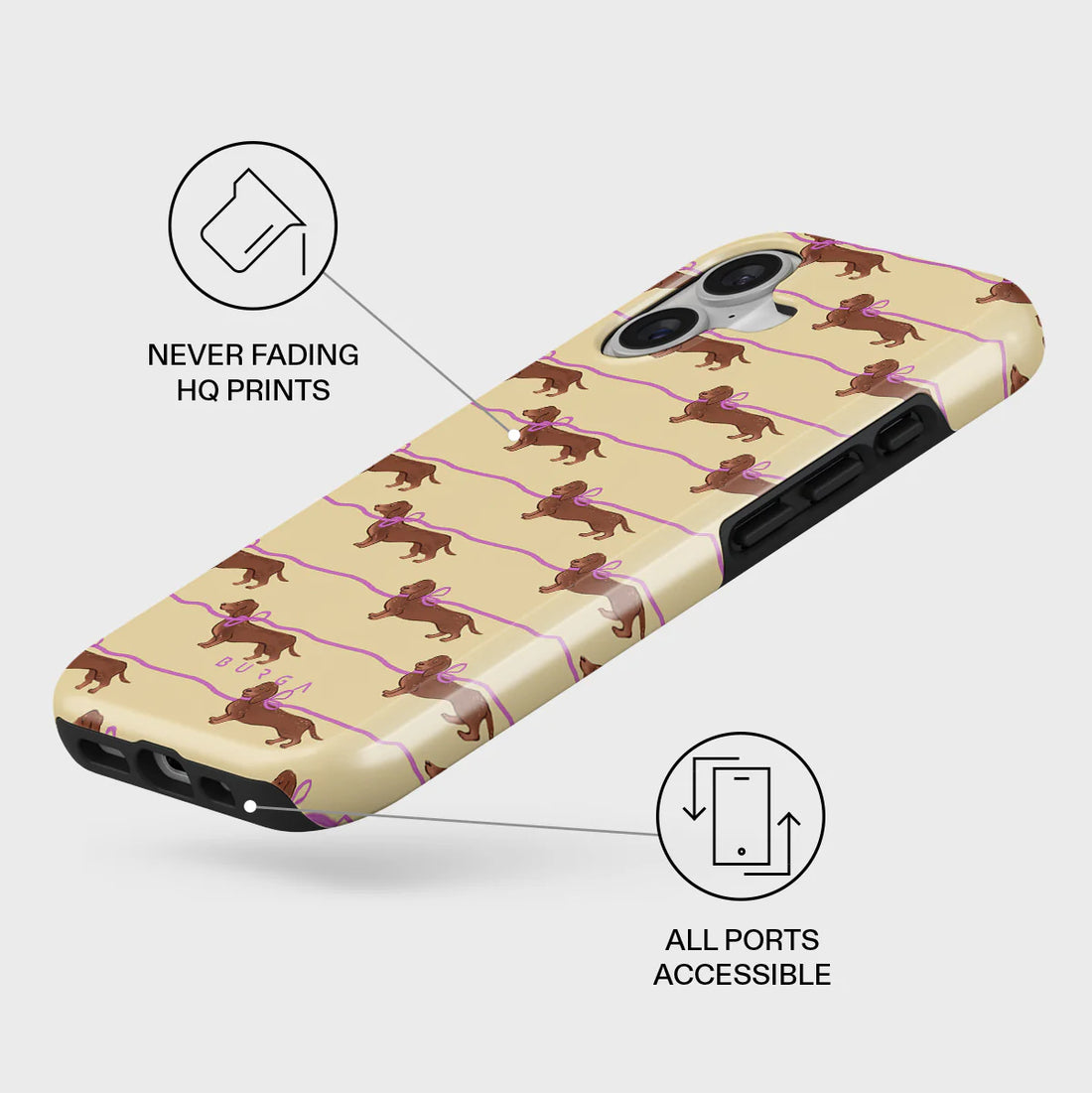 BURGA TOUGH | ALWAYS LATE - כיסוי אופנתי לאייפון 17