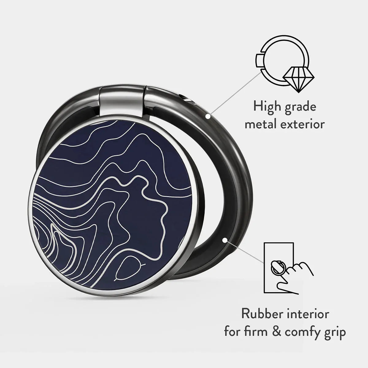 BURGA RING HOLDER | Drifting Shores - תופסן לאצבע מתכוונן אופנתי