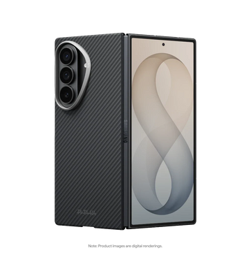 Galaxy Z Fold 8 Ultra | Black / Grey מגן הקרבון הדק והקל בעולם | PITAKA - פיטאקה