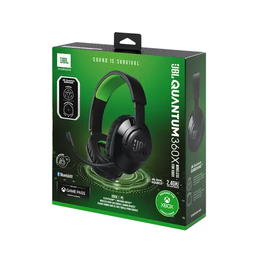 האוזניות גיימינג אלחוטיות JBL Quantum 360X ל-Xbox