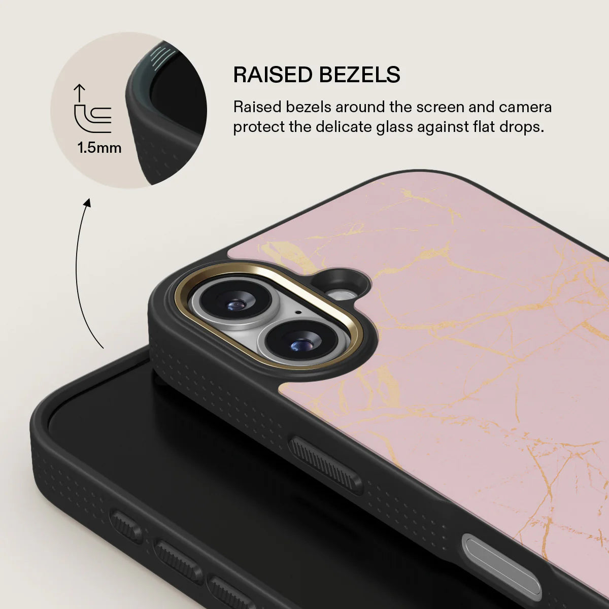 BURGA ELITE DARK | PEACHY GOLD - כיסוי אופנתי לאייפון 17