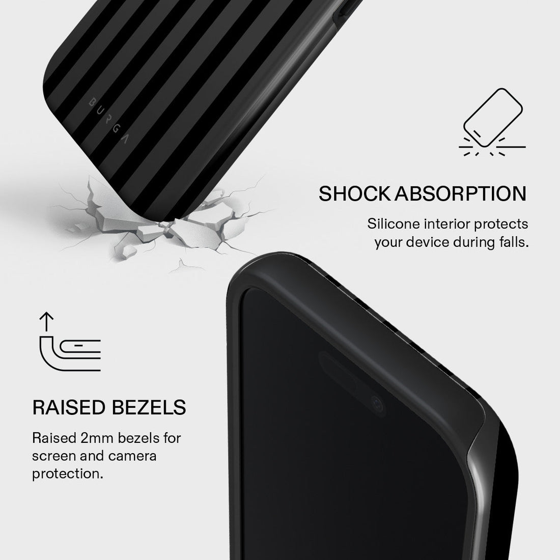 BURGA TOUGH | NIGHTFALL - כיסוי אופנתי לאייפון 17