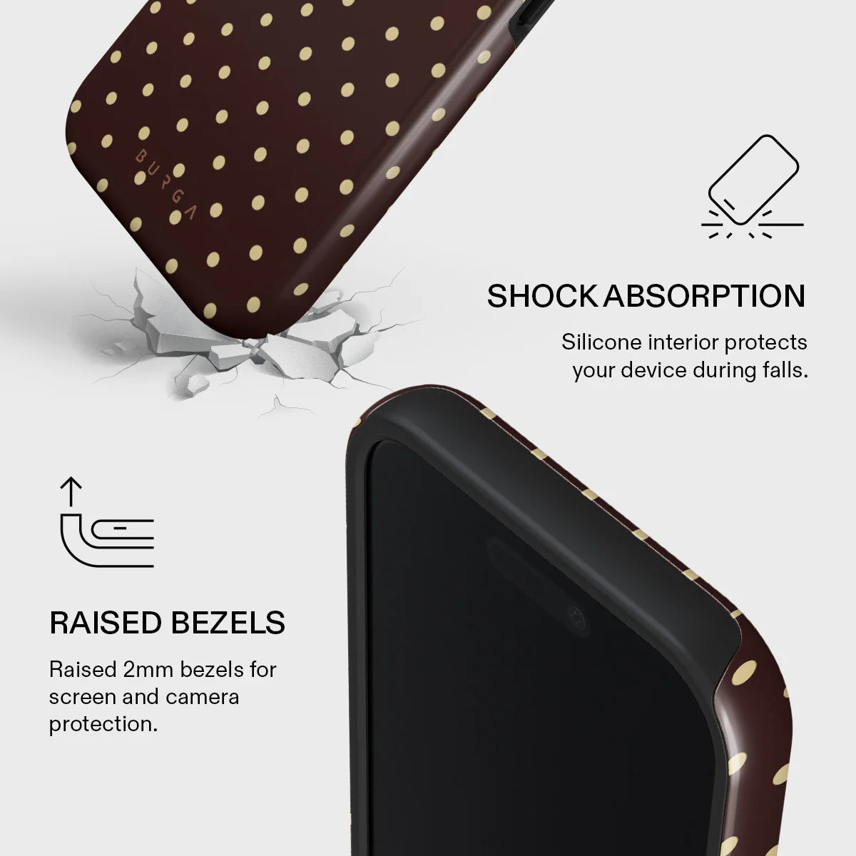 BURGA TOUGH | SORRY BUSY - כיסוי אופנתי לאייפון 17