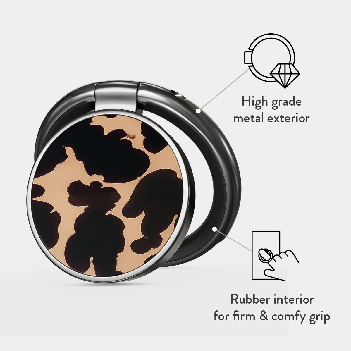 BURGA RING HOLDER | BETTY - תופסן לאצבע מתכוונן אופנתי