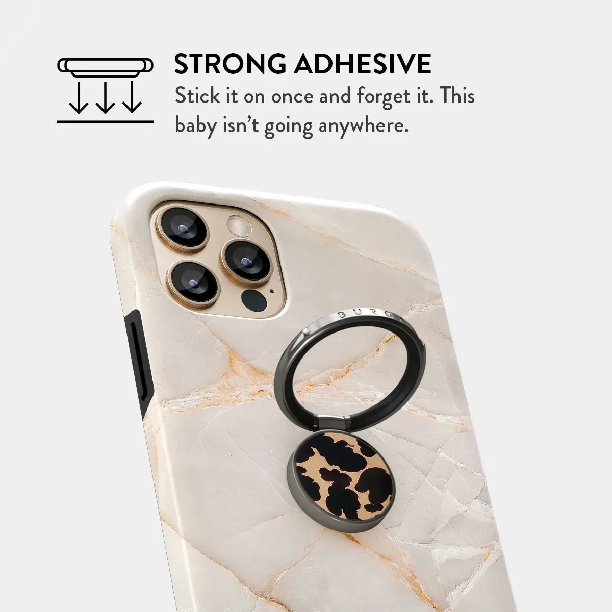 BURGA RING HOLDER | BETTY - תופסן לאצבע מתכוונן אופנתי
