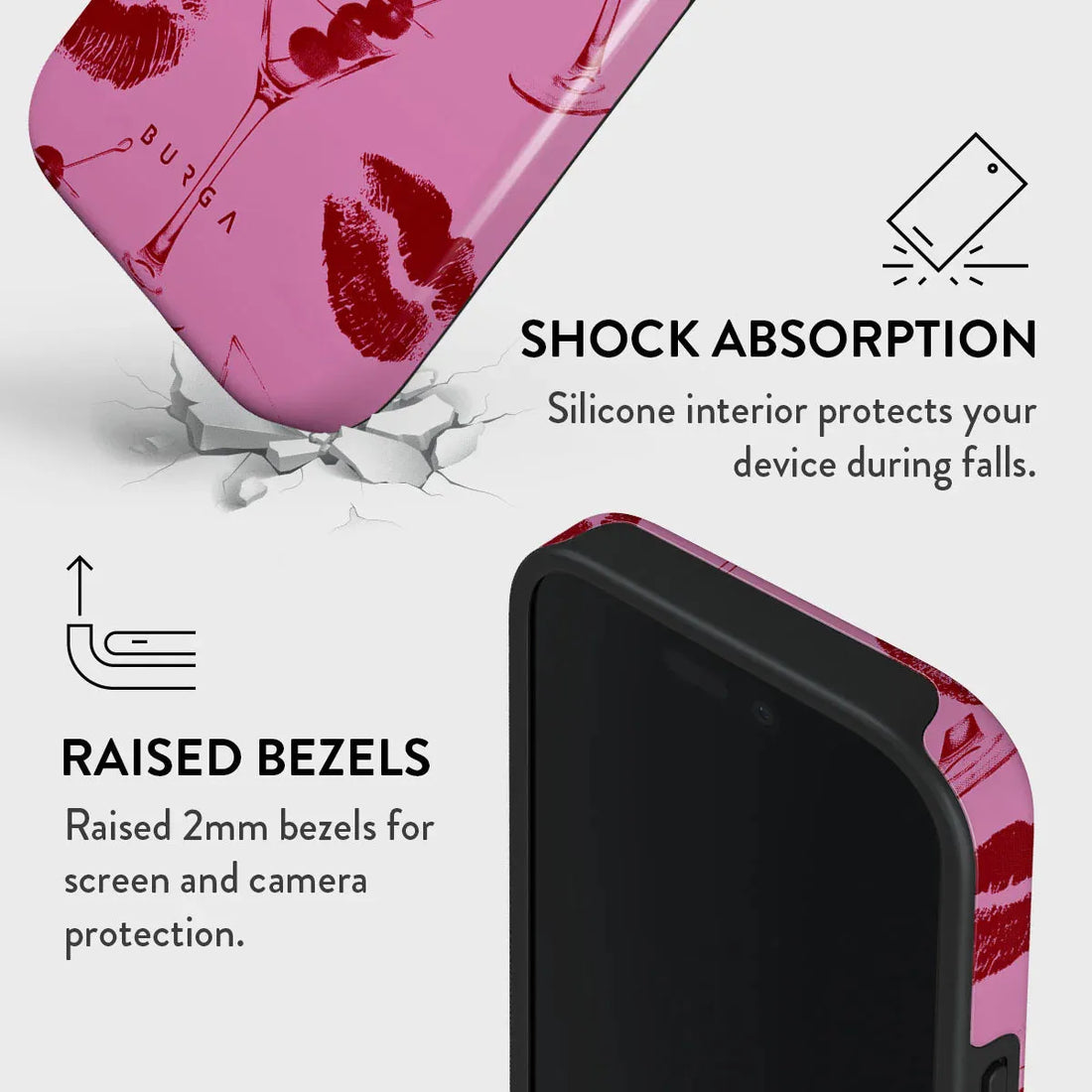 BURGA TOUGH | Call Me - כיסוי אופנתי לאייפון 16 פרו