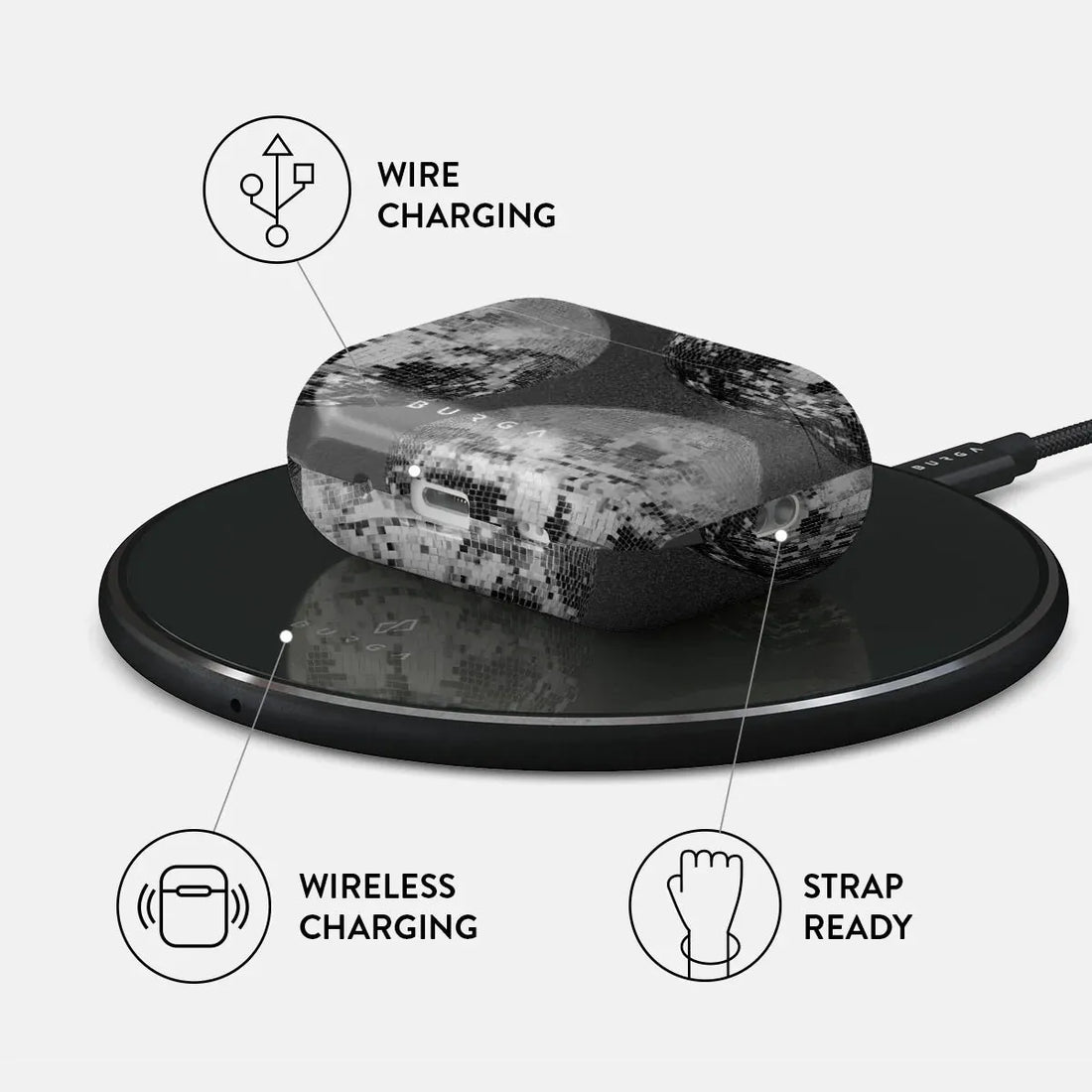 BURGA AIRPODS PRO 2 | AFTER HOURS - כיסוי אופנתי לאוזניות