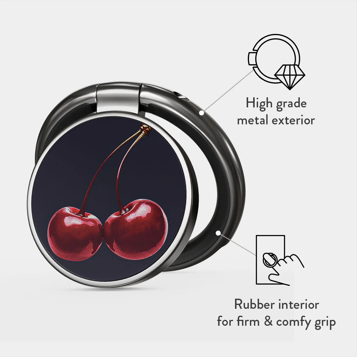 BURGA RING HOLDER | COUGAR - תופסן לאצבע מתכוונן אופנתי