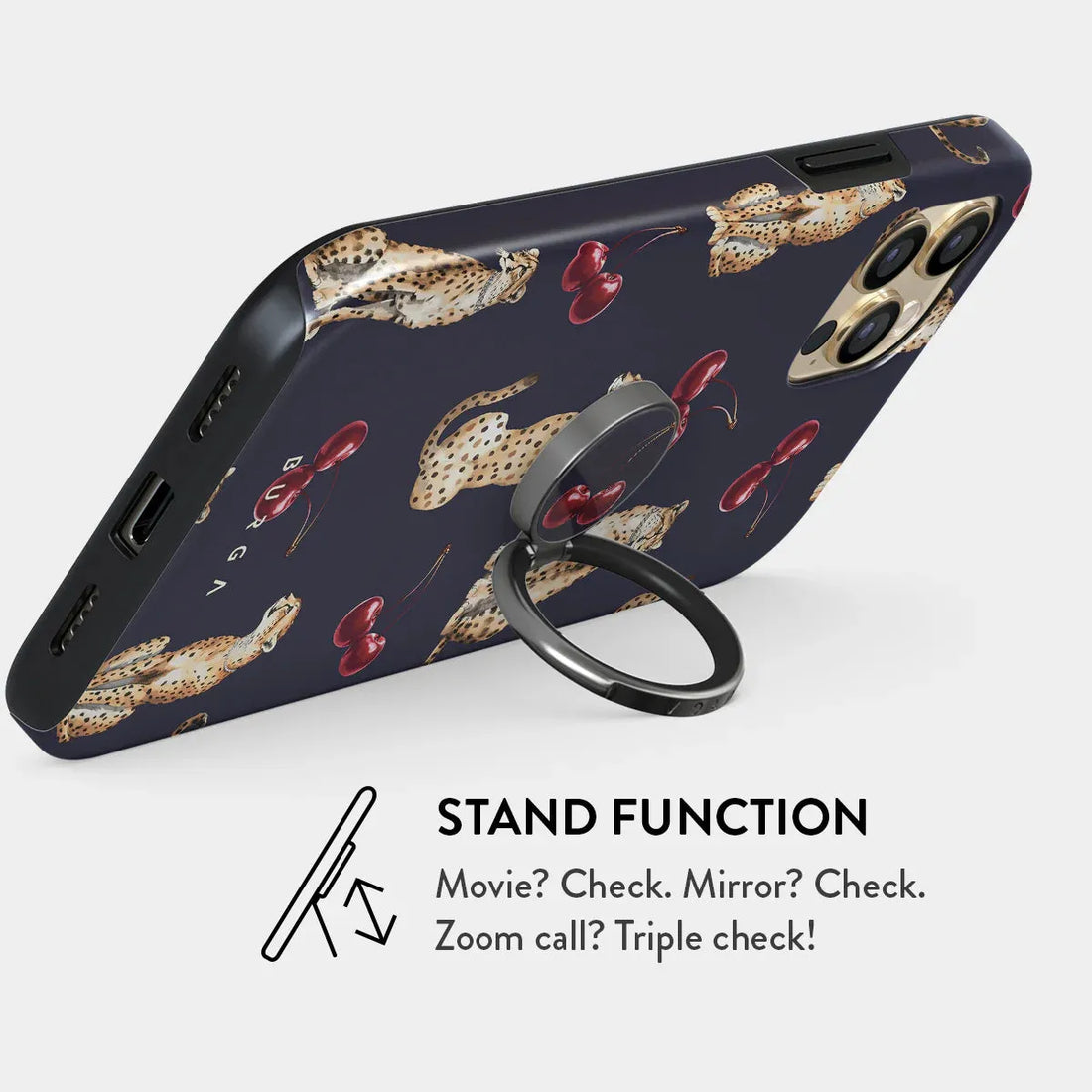 BURGA RING HOLDER | COUGAR - תופסן לאצבע מתכוונן אופנתי