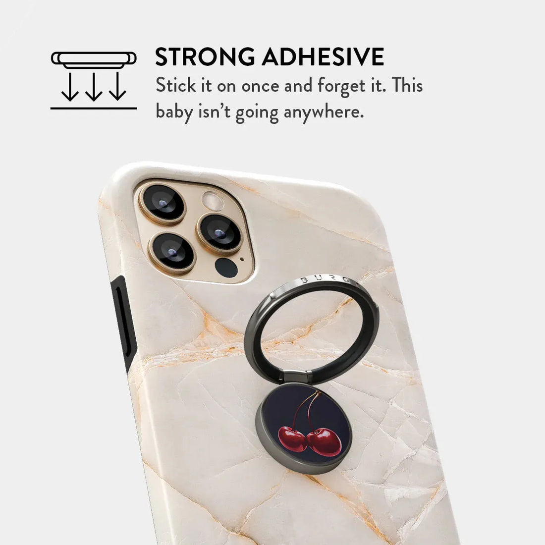 BURGA RING HOLDER | COUGAR - תופסן לאצבע מתכוונן אופנתי