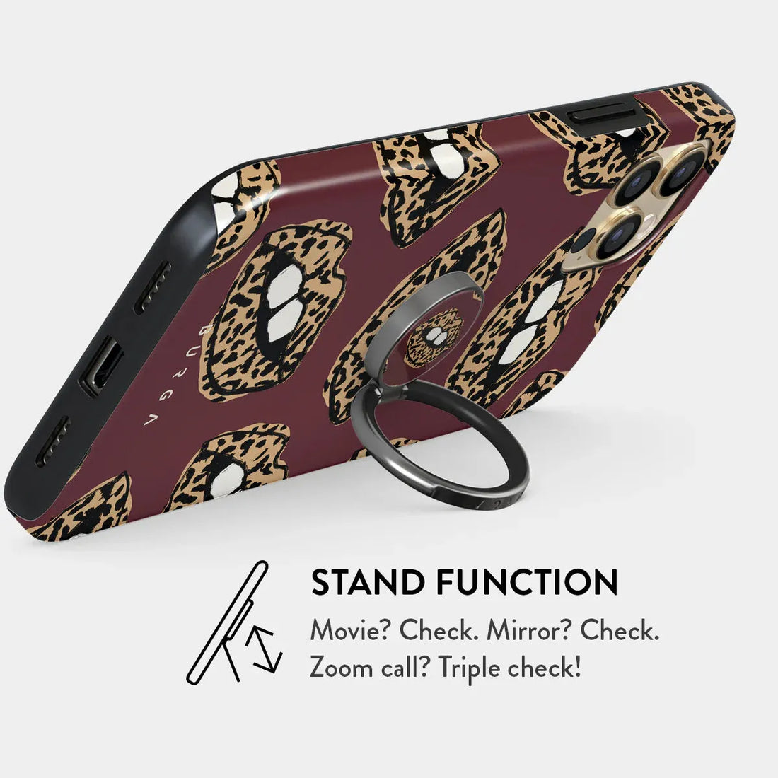 BURGA RING HOLDER | Wild Card - תופסן לאצבע מתכוונן אופנתי