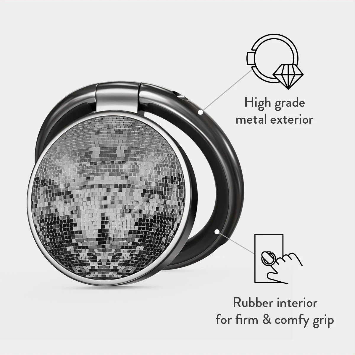 BURGA Ring Holder | AFTER HOURS - תופסן לאצבע מתכוונן אופנתי