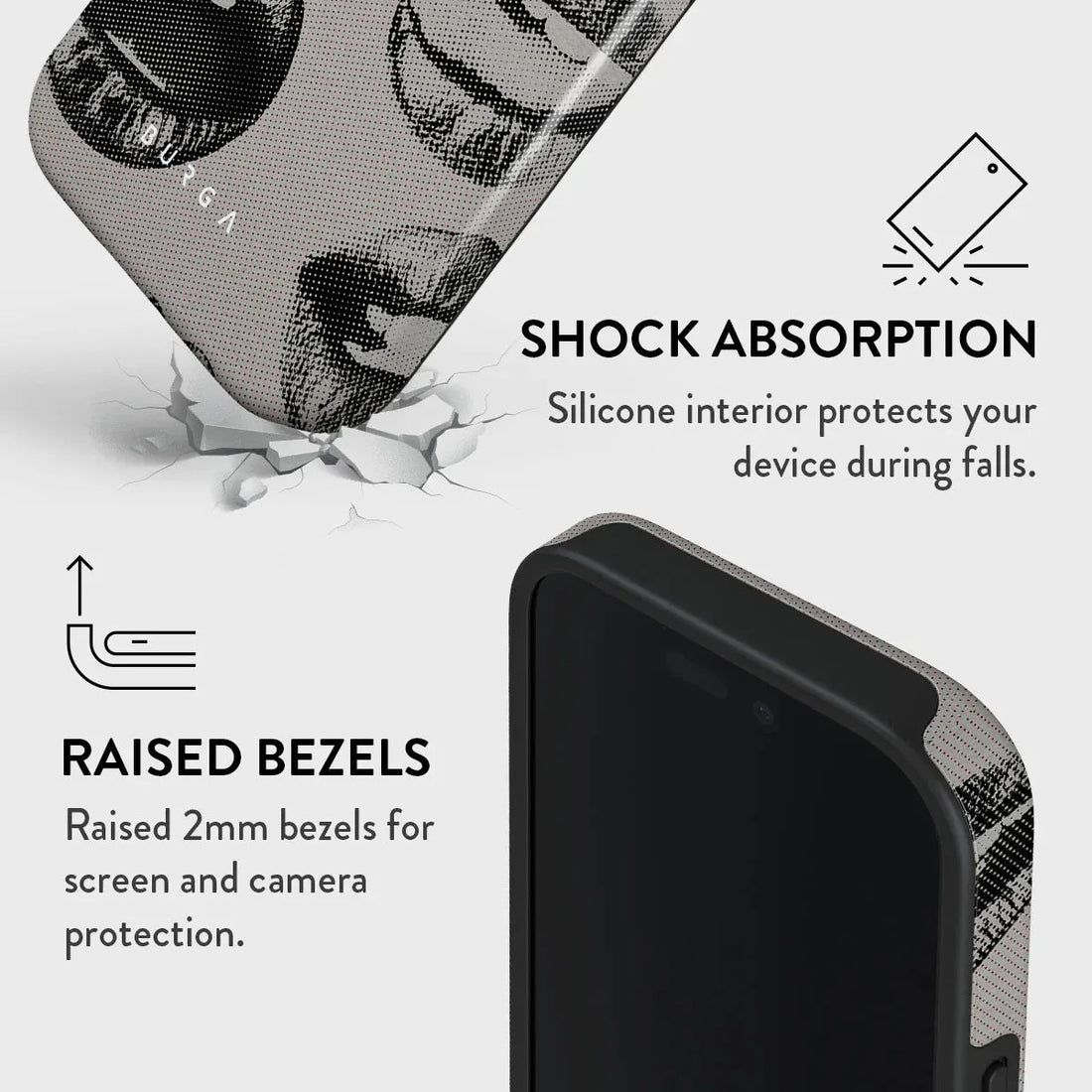 BURGA TOUGH | Next Mistake - כיסוי אופנתי לאייפון 16 פרו