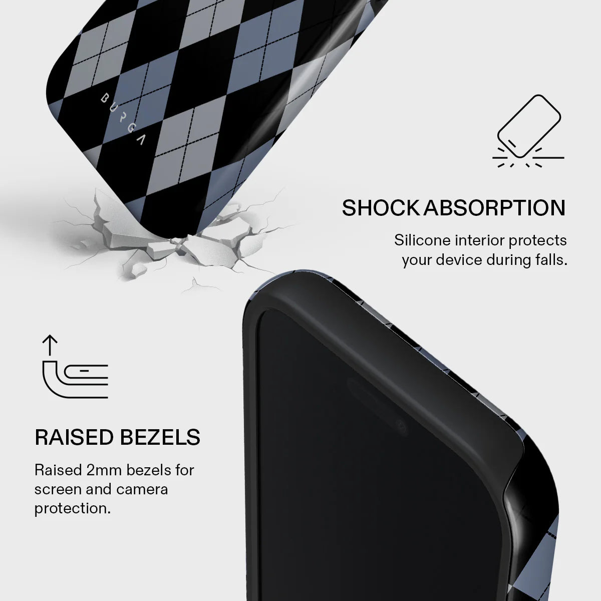 BURGA TOUGH | TROUBLE - כיסוי אופנתי לאייפון 17 פרו