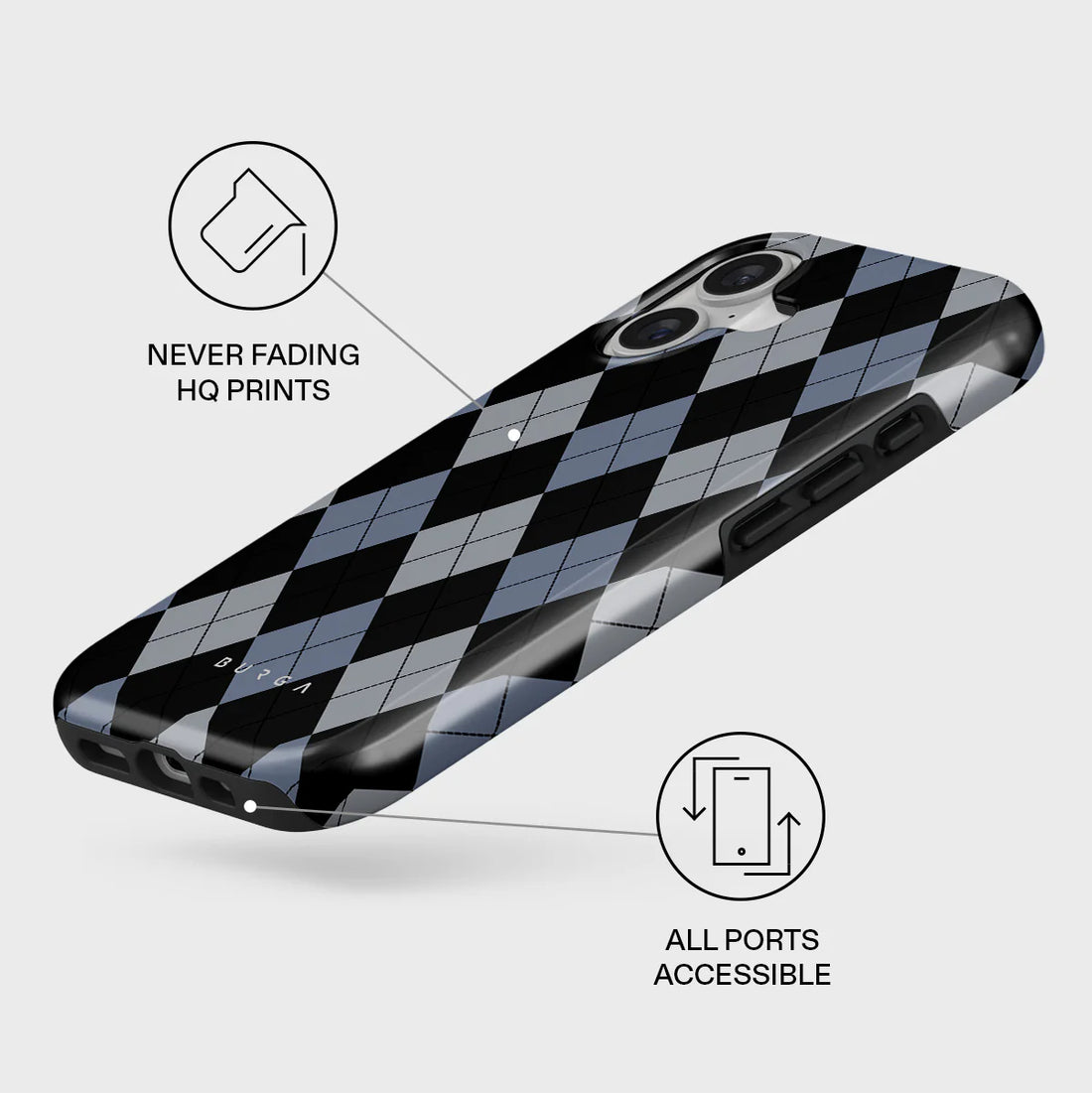 BURGA TOUGH | TROUBLE - כיסוי אופנתי לאייפון 17