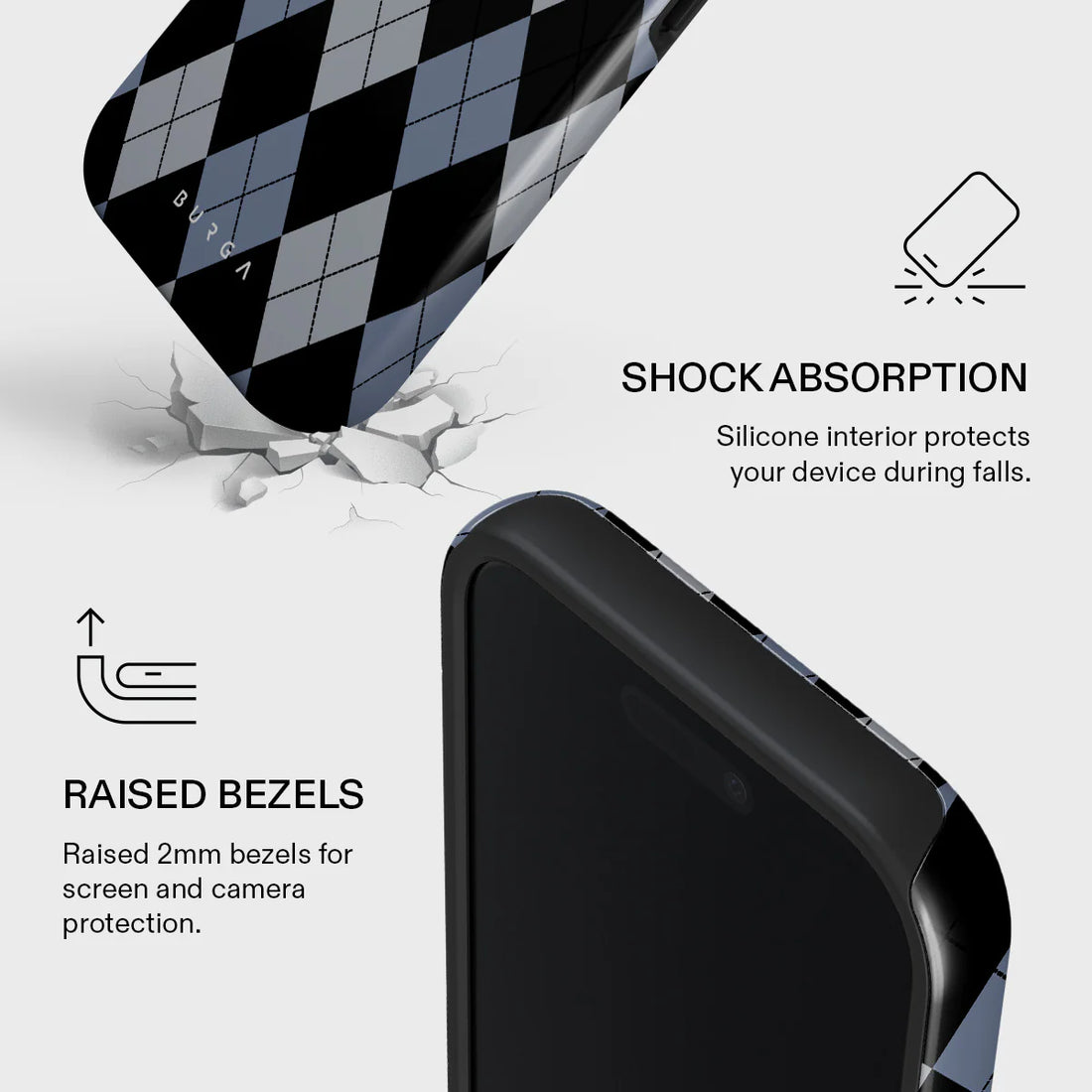 BURGA TOUGH | TROUBLE - כיסוי אופנתי לאייפון 17