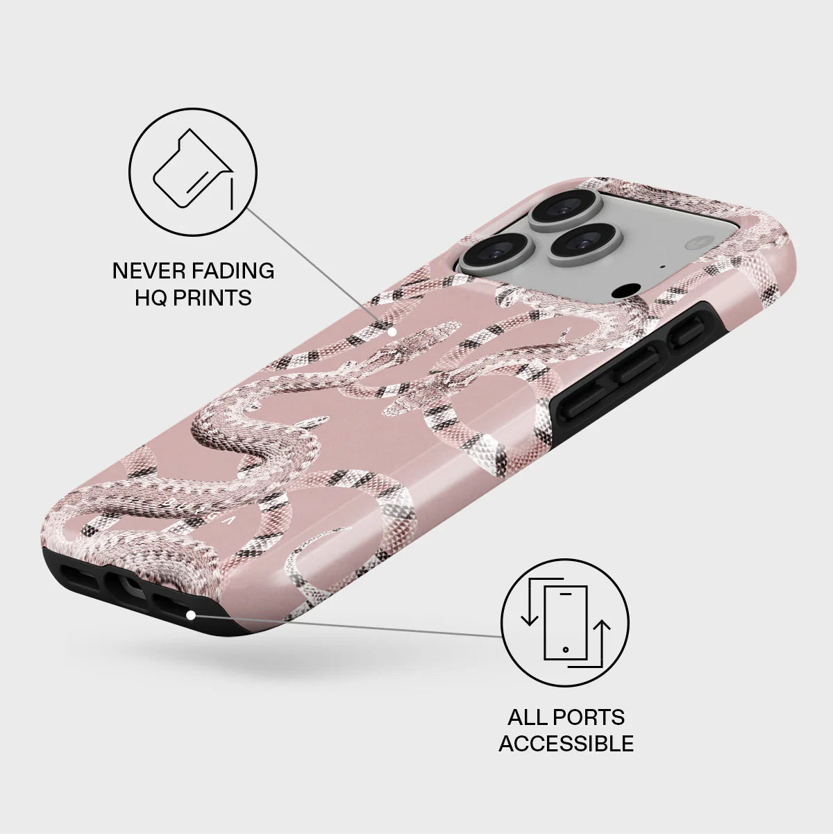 BURGA TOUGH | POOLSIDE GLAM - כיסוי אופנתי לאייפון 17 פרו