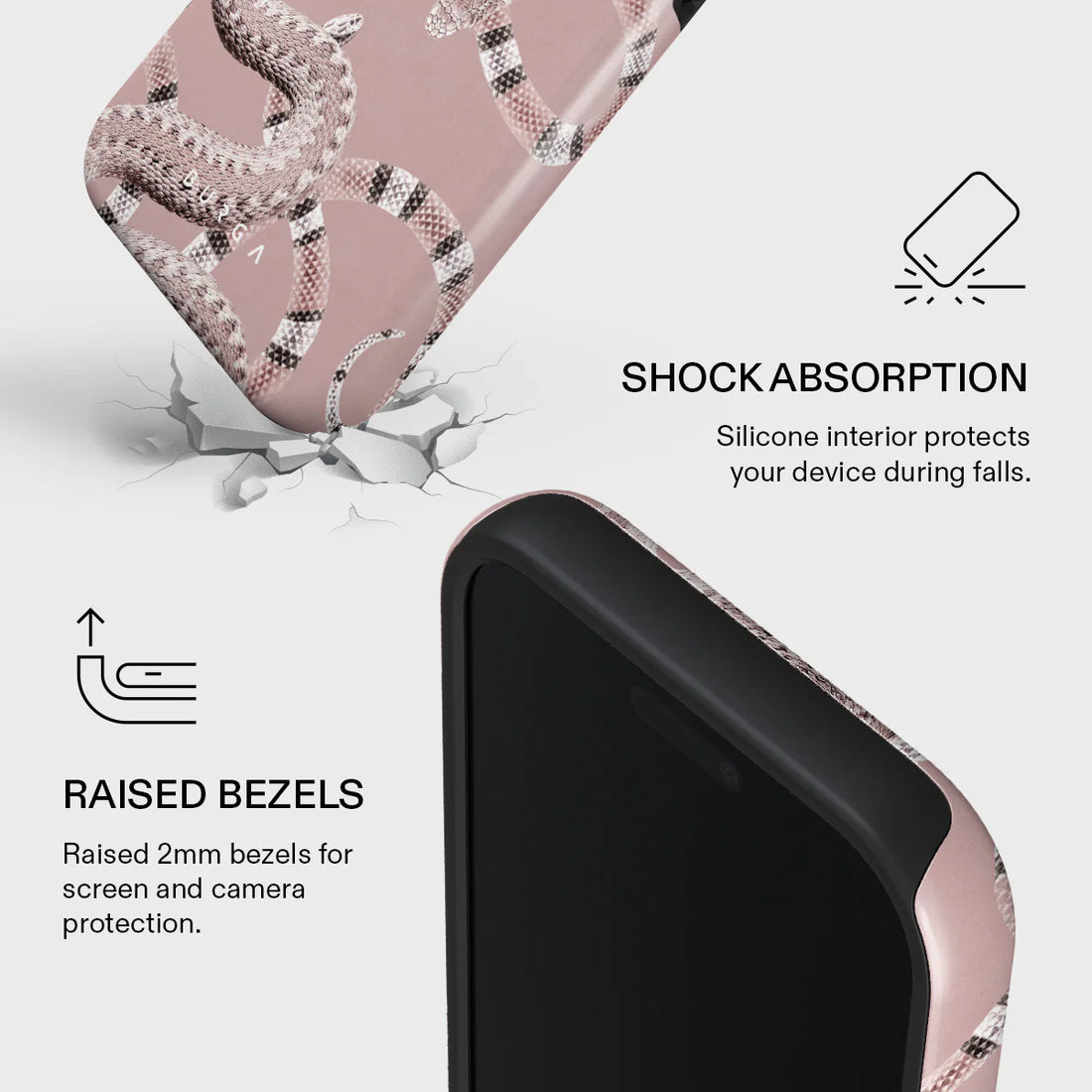 BURGA TOUGH | POOLSIDE GLAM - כיסוי אופנתי לאייפון 17 פרו