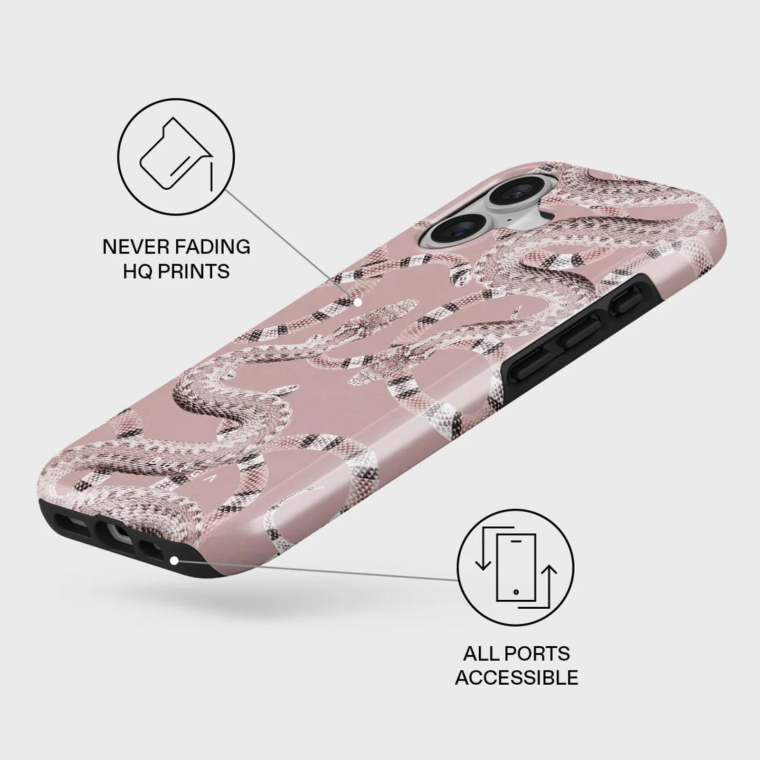 BURGA TOUGH | POOLSIDE GLAM - כיסוי אופנתי לאייפון 17