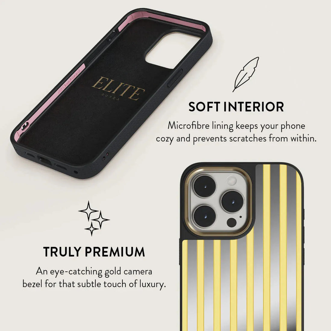 BURGA MIRROR | SUNBREAK - כיסוי מראה אופנתי לאייפון 15 פרו מקס תומך Magsafe