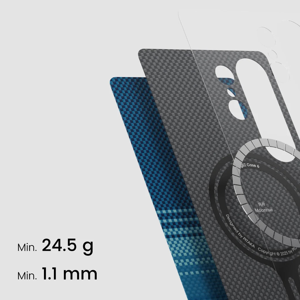 S25 Ultra MoonRise | מגן הקרבון הדק והקל בעולם | PITAKA - פיטאקה