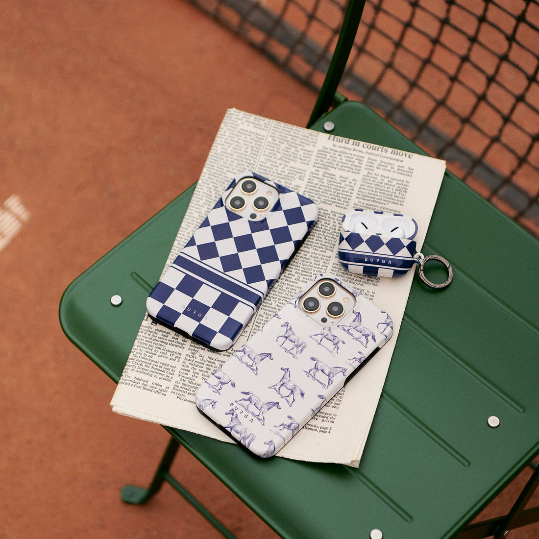 BURGA TOUGH | Derby Race - כיסוי אופנתי לאייפון 16 פרו