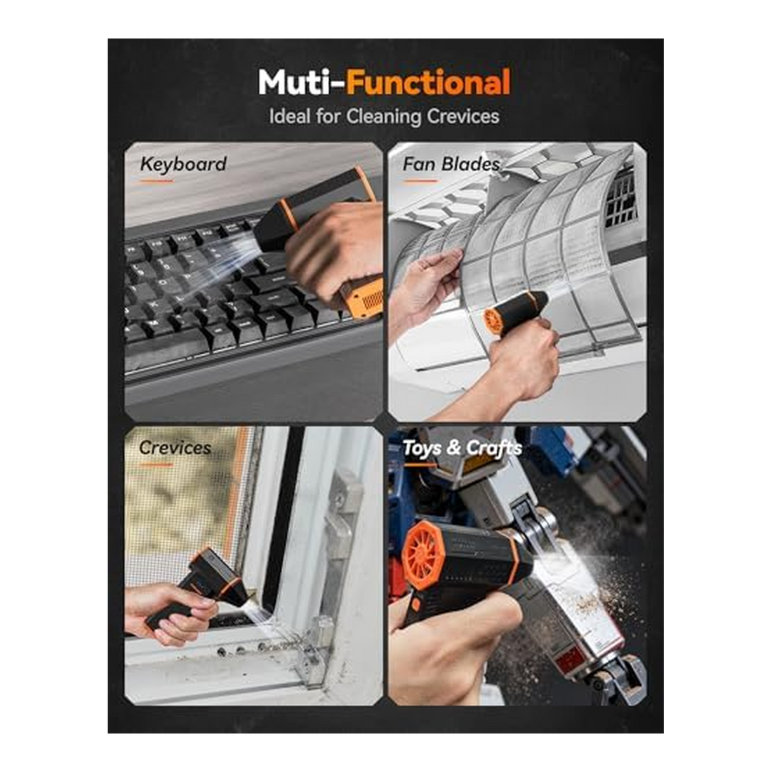 שואב אבק אוויר דחוס MF50 של WOLFBOX - 110000