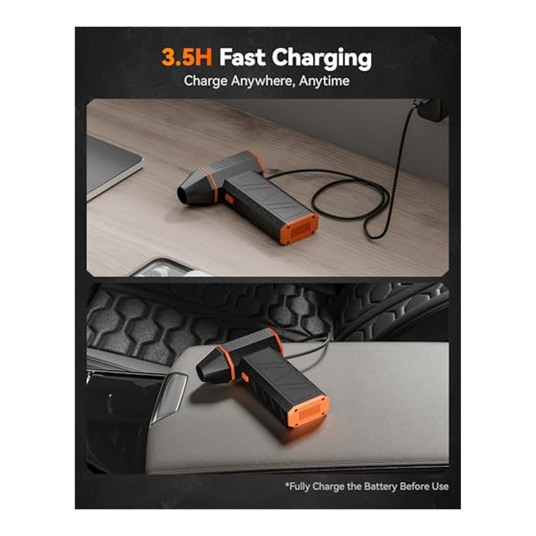 שואב אבק אוויר דחוס MF50 של WOLFBOX - 110000