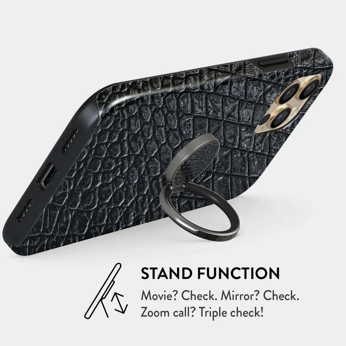 BURGA RING HOLDER | Reaper's Touch - תופסן לאצבע מתכוונן אופנתי