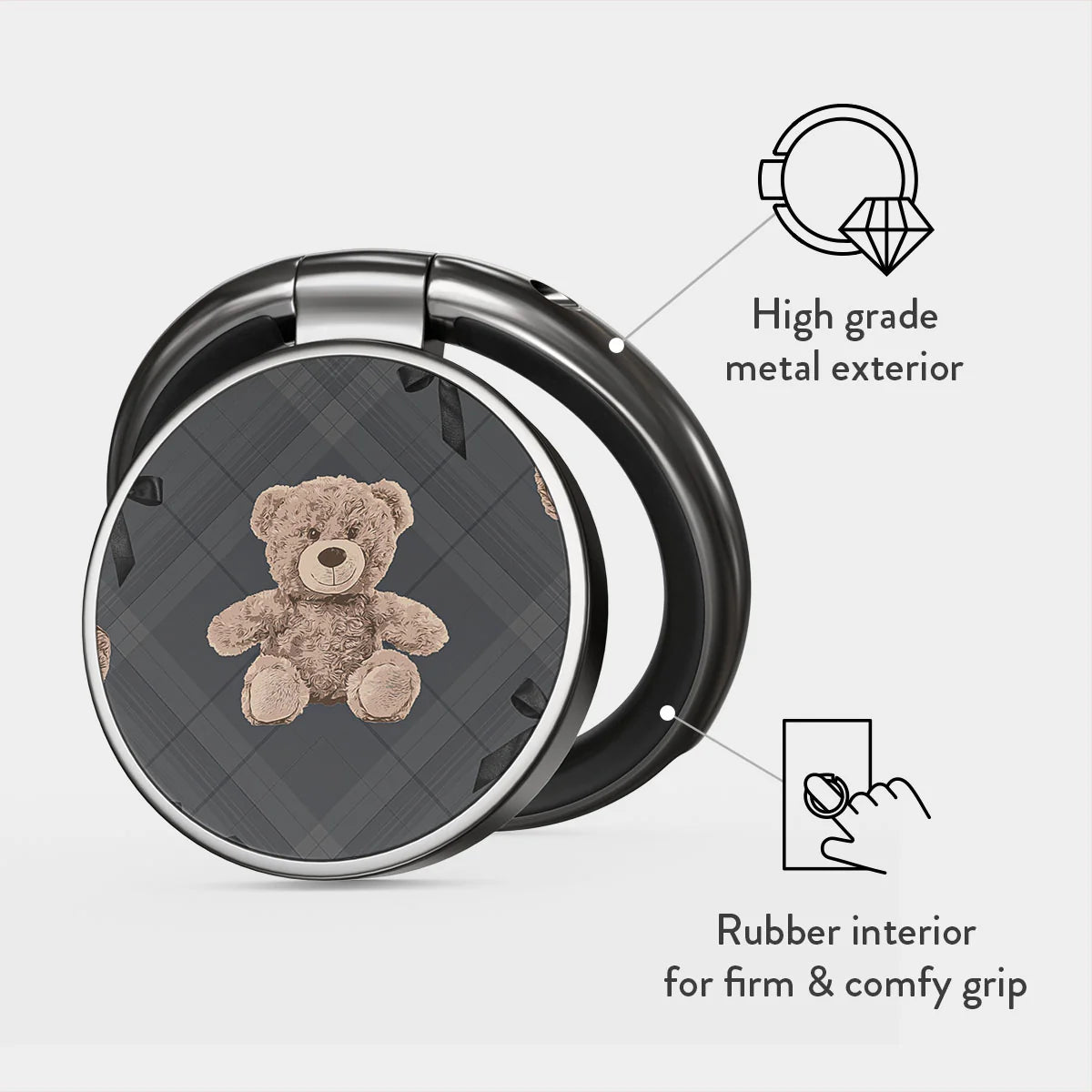 BURGA RING HOLDER | BFF - תופסן לאצבע מתכוונן אופנתי